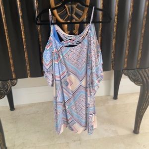 Super lips pattern dress